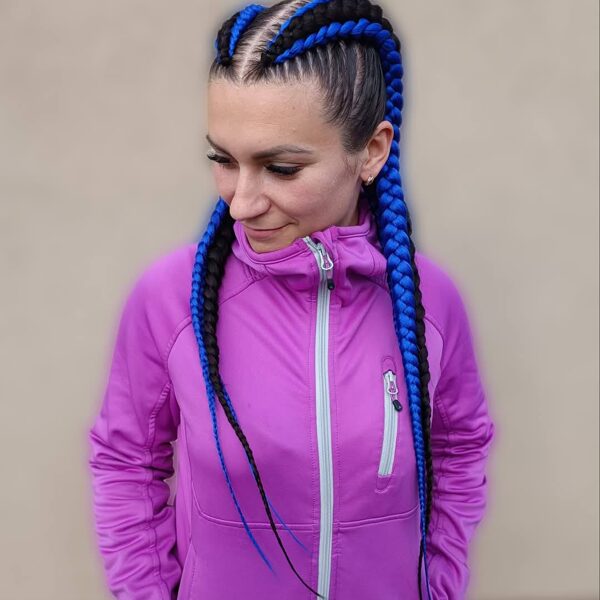 Dubultās franču bizes 65 EUR